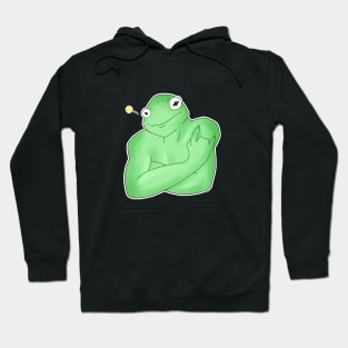 Swole kermit the frog gains Hoodie